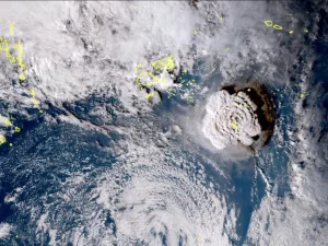 The Astounding Footage NASA Captured Of Tonga's Volcanic Eruption